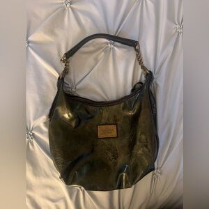 Simply Vera Vera Wang Green Snakeskin Handbag Gently Used Good Condition
